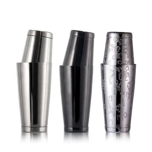 스탠다드 틴앤틴 보스턴쉐이커 바텐더용품, 플라워패턴, 1개 40,000원