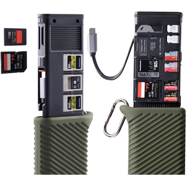 PGYTECH CreateMate USB 3.2 CFexpress AB 카드 리더기 10GBps SD 사진작가용 CFexpressB 그린 2714882 202,500원