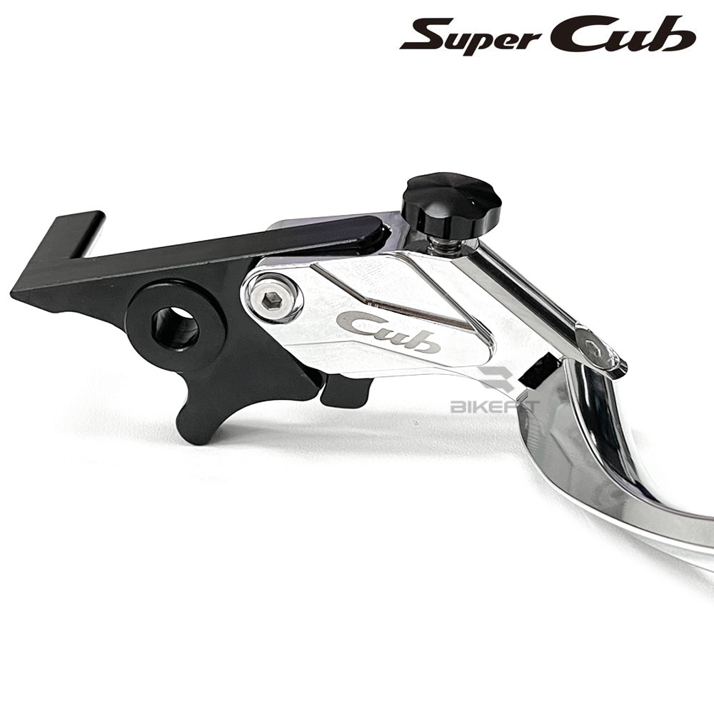 슈퍼커브 브레이크 레버 헌터커브 C125 조절식 레바 폴딩 크롬 CNC절삭, 1개 48,000원