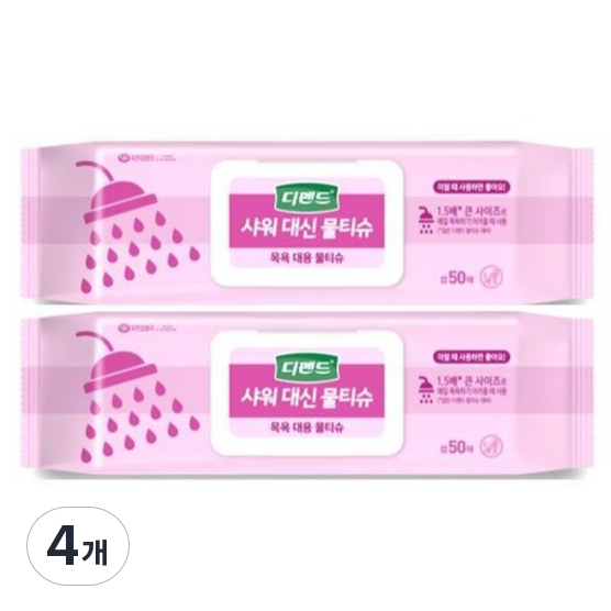 디펜드 샤워 대신 물티슈 캡형 간병전용물티슈 /목욕대용물티슈 /물티슈 /캠핑용 /여행용 22,180원