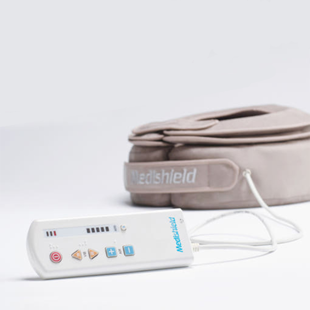 메디쉴드 목견인기 CT-3500 무선 충전식 공기주입 전동마사지기 목안마기 교정 의료기기, 1개 242,000원