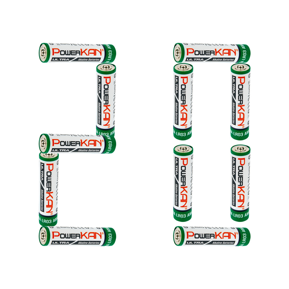 POWERKAN 알카라인 AAA 건전지 파워칸 오리지널 1.5V 일회용건전지, 20개입, 1개 12,590원