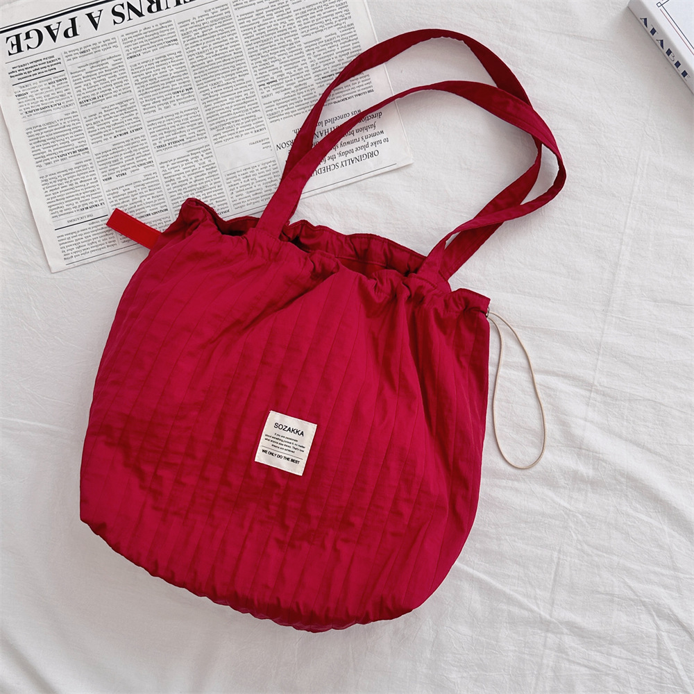 띵룸 초경량 스트링 폴리 숄더백 데일리 에코백 휘뚜루마뚜루백 4color 13,400원