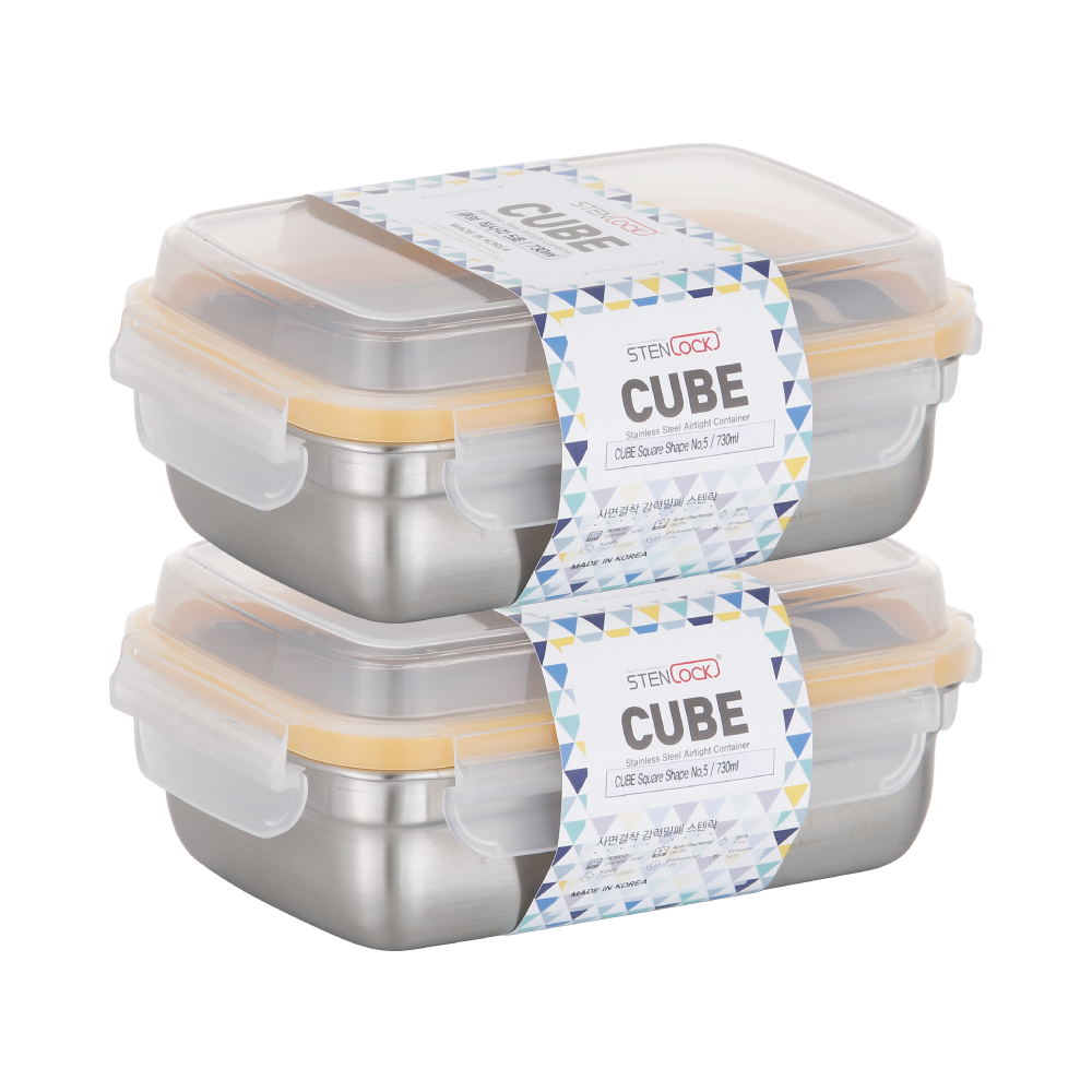 스텐락 큐브 밀폐용기 직사각 5호 10,760원