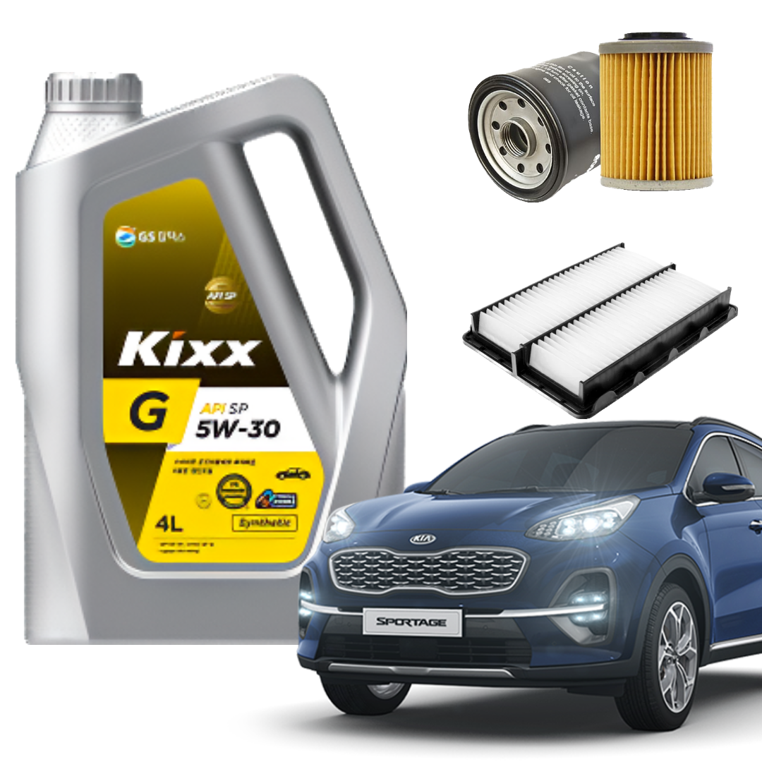 스포티지NQ5 1.6 가솔린 터보 엔진오일세트 킥스G 에어필터 오일필터 순정 호환형, 5L, 5w30, 1세트 44,940원