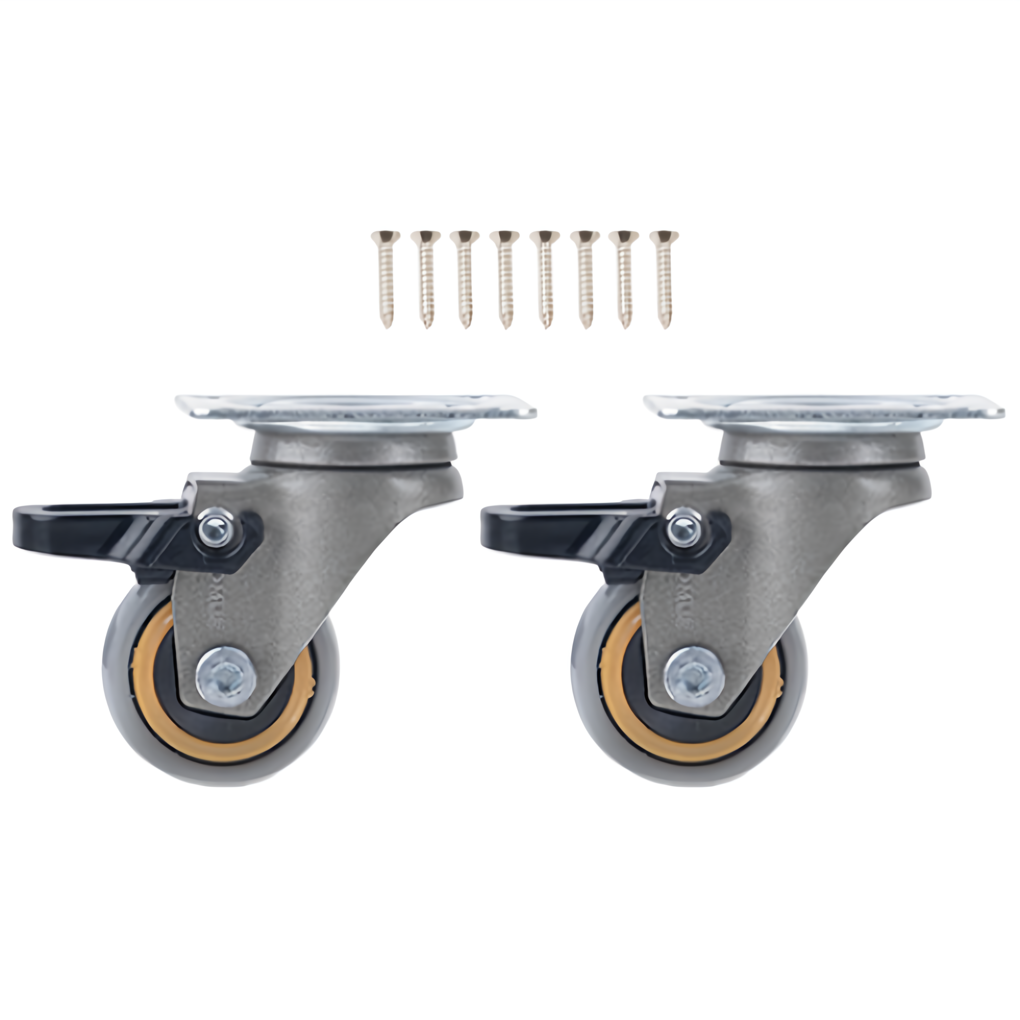 철물파크 도무스 고급 베어링 무소음 우레탄 고중량 바퀴 회전 브레이크 9,900원