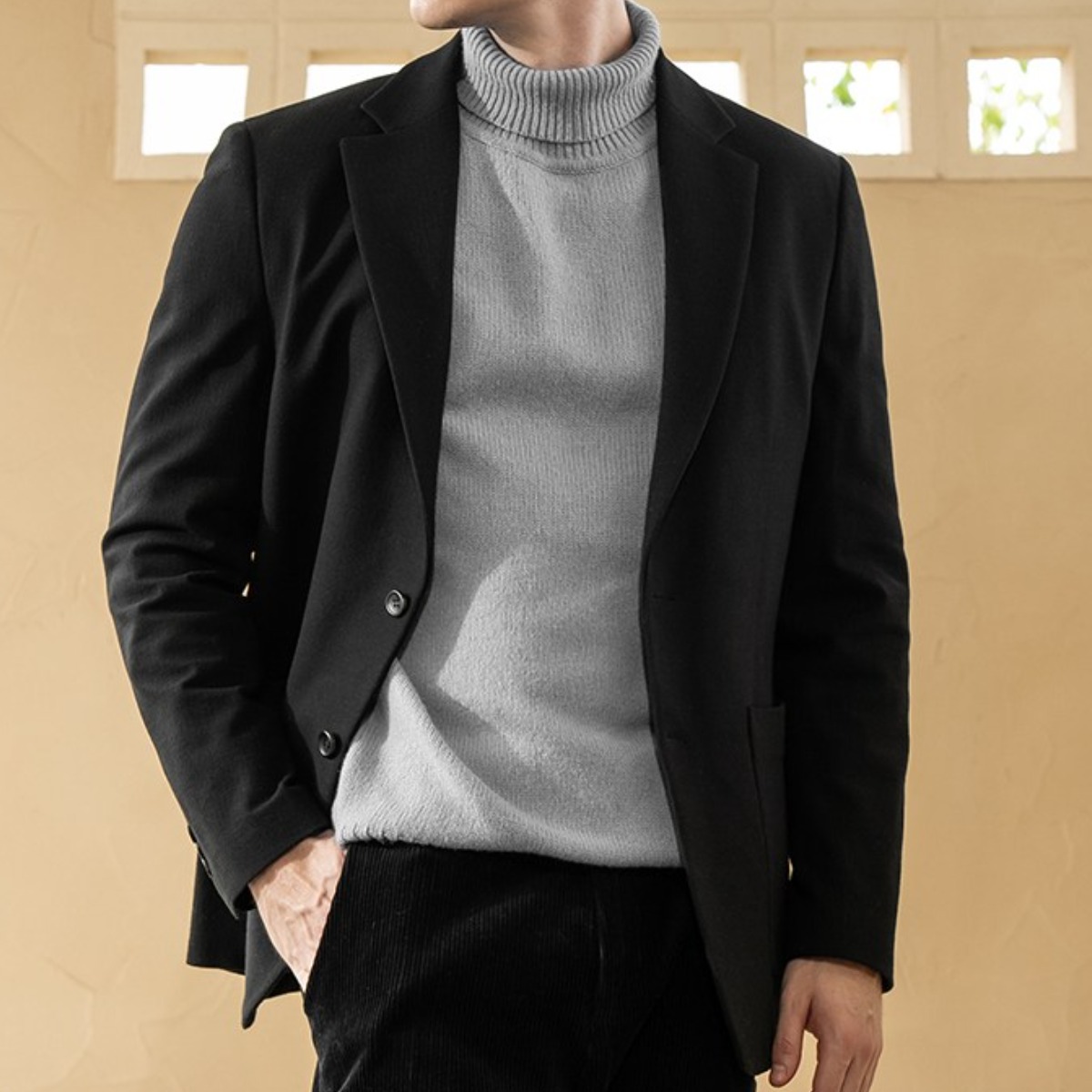 인터메조 24FW 컴포트 폰테 저지 재킷 IMEFMBZ106 89,000원