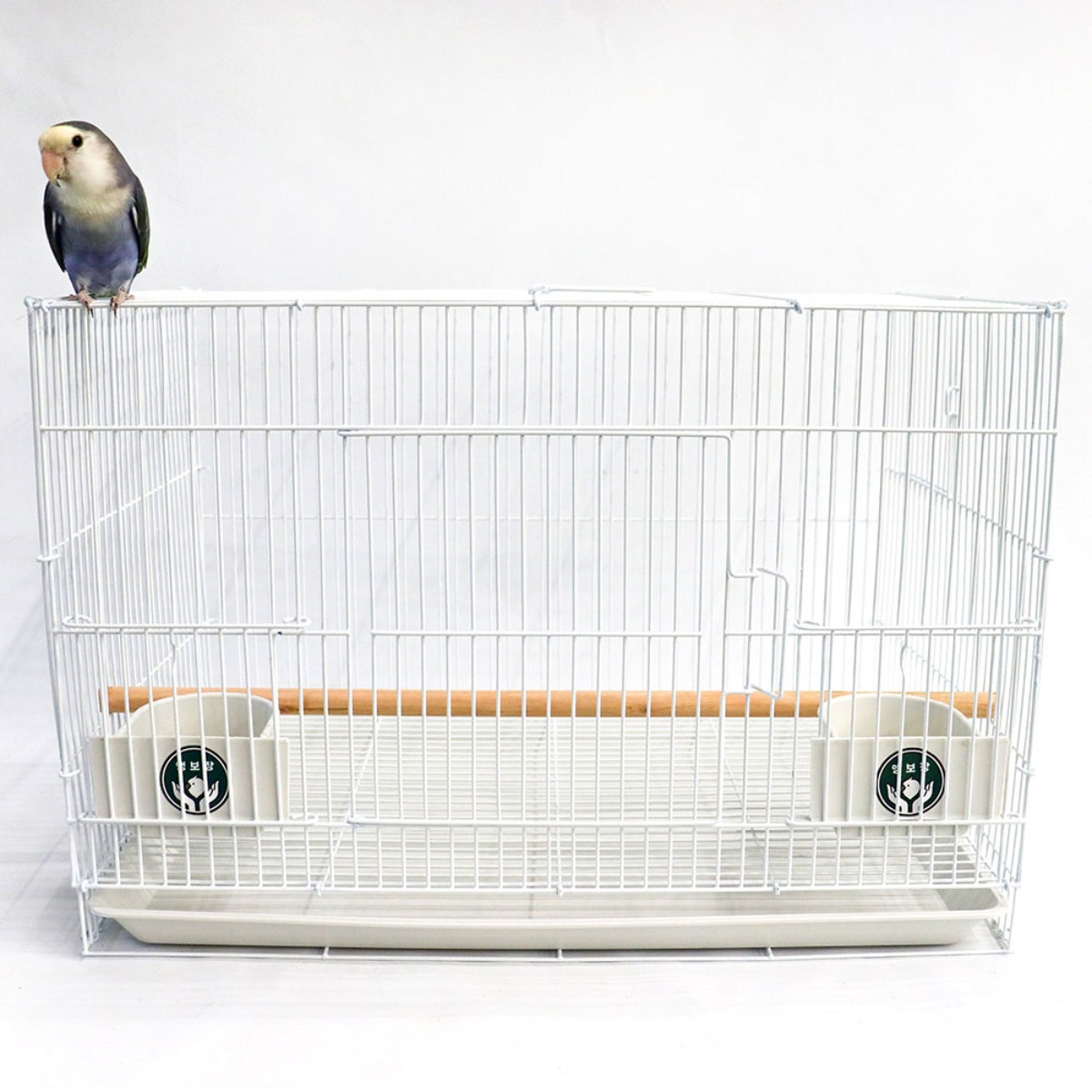 애니몰파크 안전 앵보장 500 화이트 중소형 앵무새 새집 새장, 1개, 화이트 27,500원