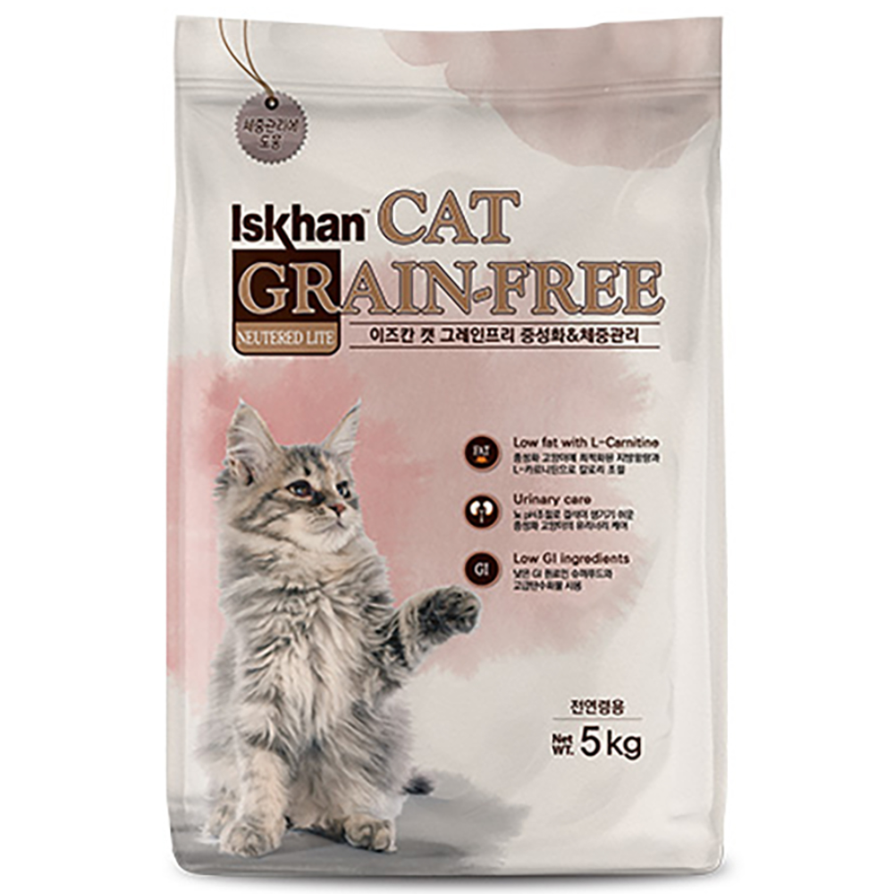 이즈칸 캣 그레인프리 체중관리 기능성 사료 39,900원