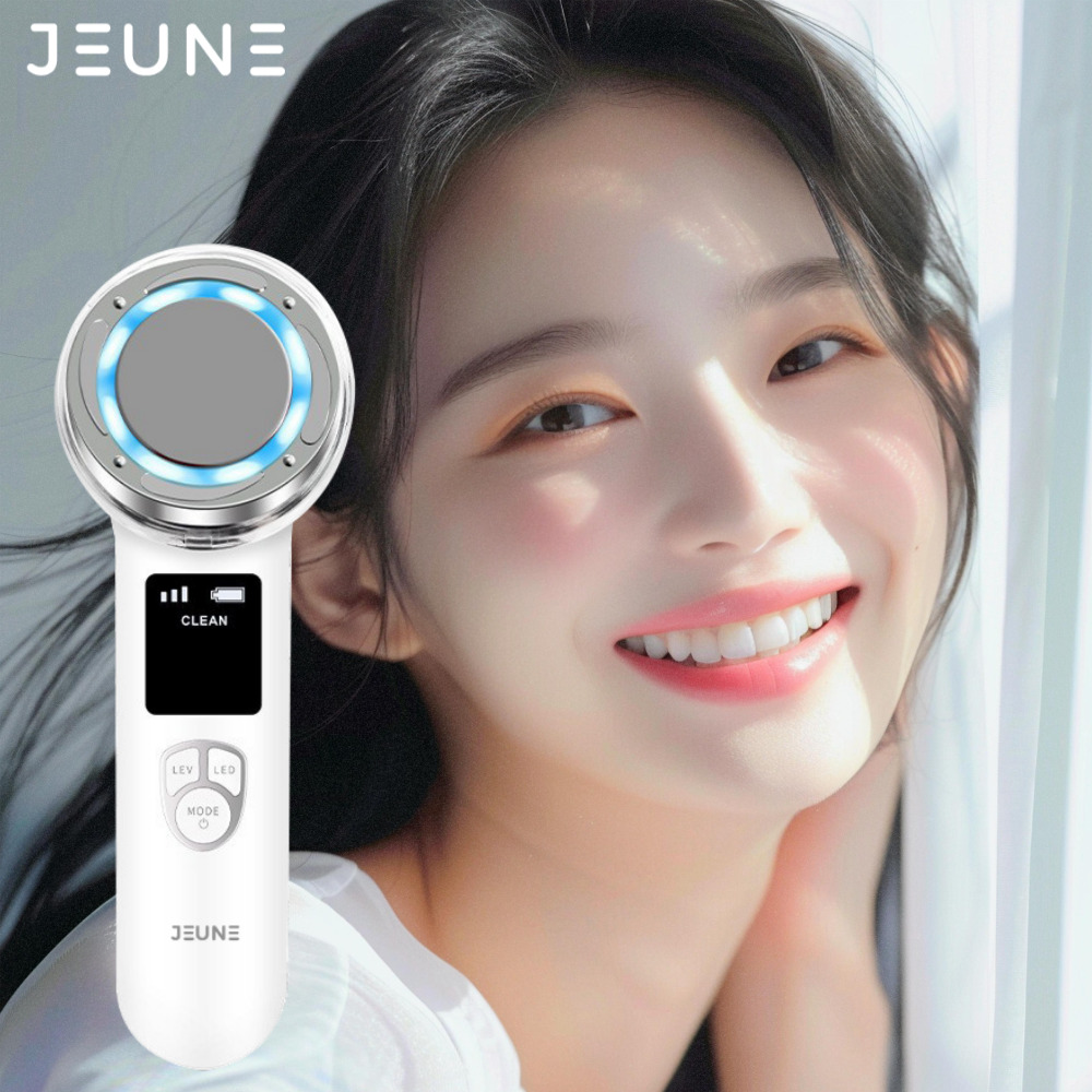 젠느 뷰티디바이스 HIT-J100 얼굴마사지기 피부미용기기 갈바닉 고주파마사지기 전동세안기 피부쿨링기 홈케어기기 붓기제거, 화이트, 젠느 뷰티디바이스 38,900원