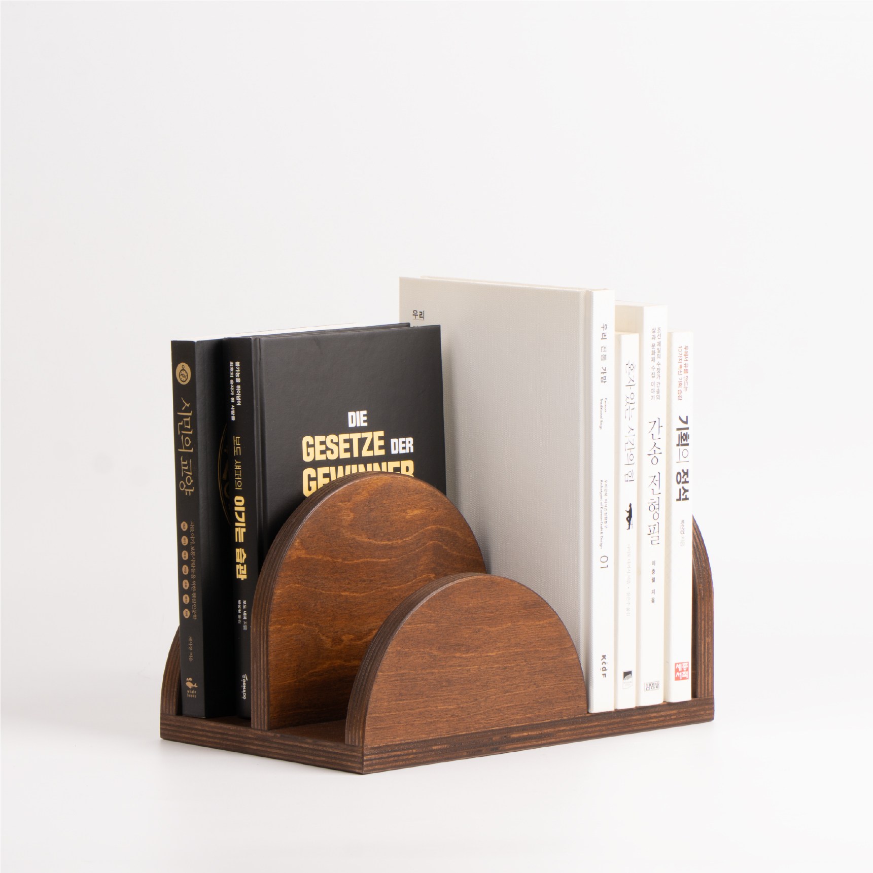 느루 반달 책꽂이 우드 책상위 책장 미니 책꽂이 59,000원