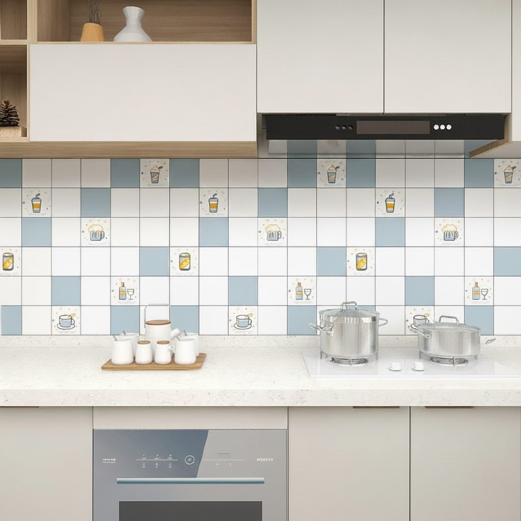 아느로 주방 타일 기름때 방지 시트지 C114, 1개 12,750원