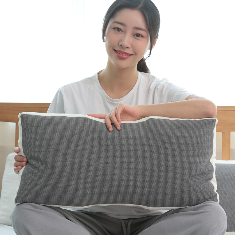 (피그먼트 순면 겉커버 포함) 바디로직 높이조절베개 경추베개 특허받은 맞춤형 기능성 베개 높이조절패드, 조율베개 플러스, 진회색, 1개 99,800원