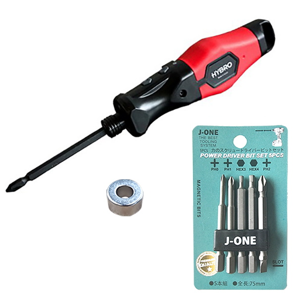 하이브로 USB 충전식 전동 드라이버 TH-H400 + 제이원 비트 5종 + 초강력 자화기 56,740원