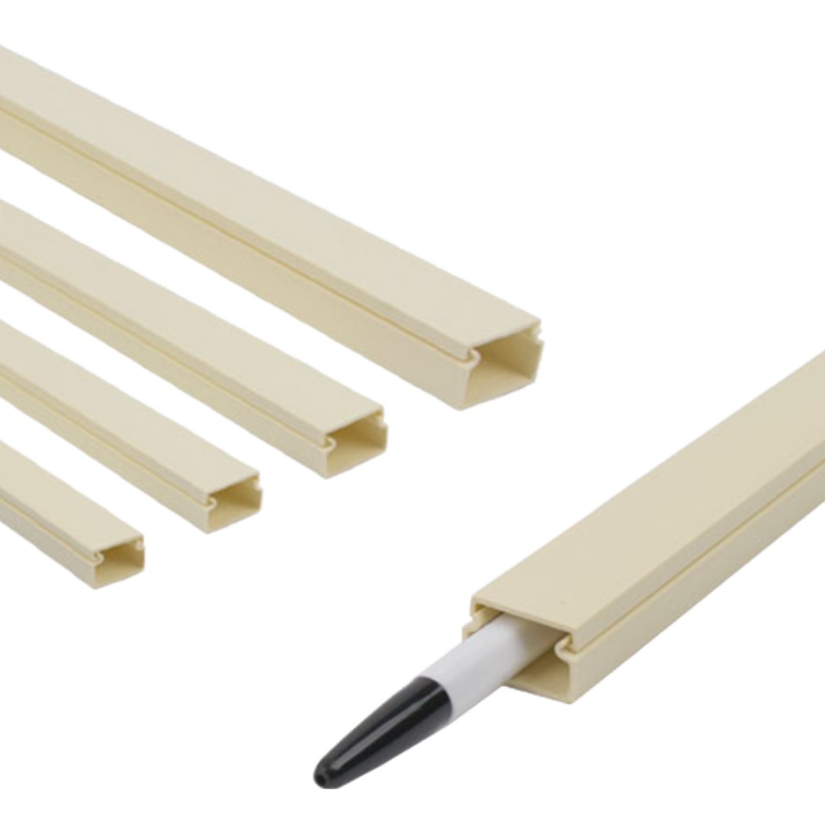 백만볼트샵 국산 사각 전선몰딩, 미색, 10개 7,370원