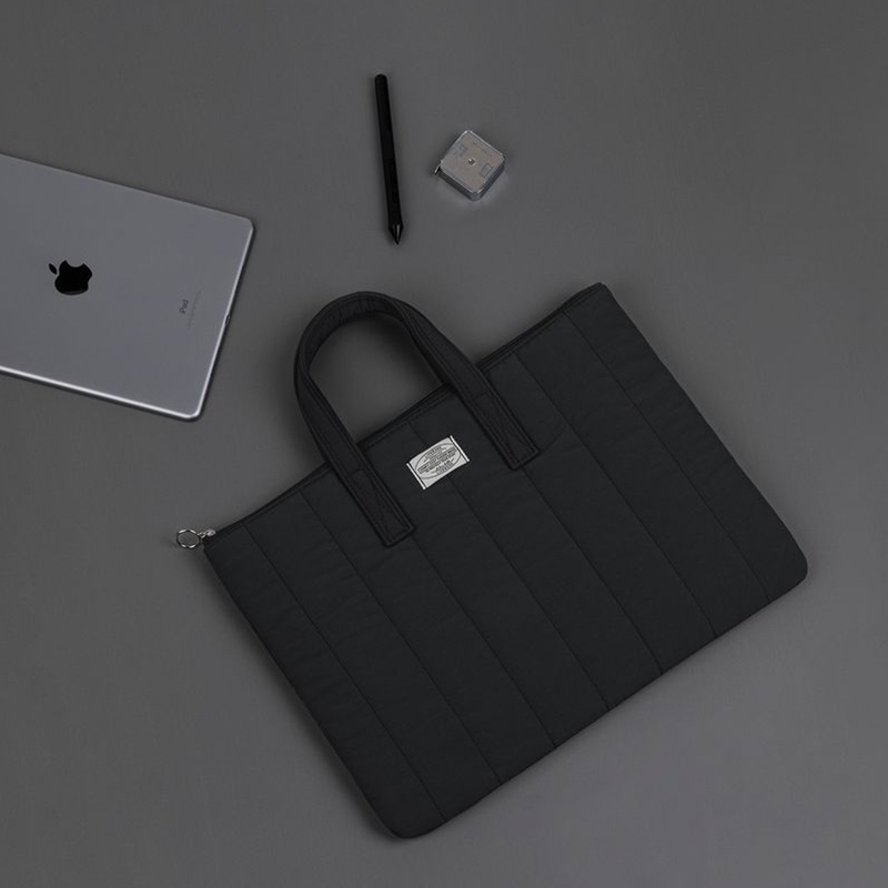 FONOW 노트북 파우치 맥북가방 노트북 핸드백 13 14 인치 15 16 인치, 블랙, 1개 40,680원