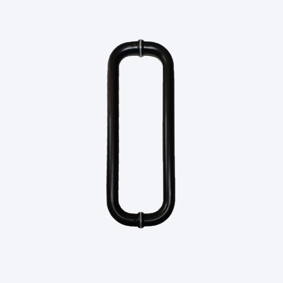 강화도어손잡이 1000mm 25파이 원형 마주손잡이 스텐 가마찌 목문 유리문, 블랙 77,000원