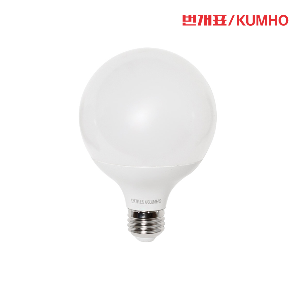 번개표 LED 볼전구 12W 숏, 주백색, 1개 2,770원