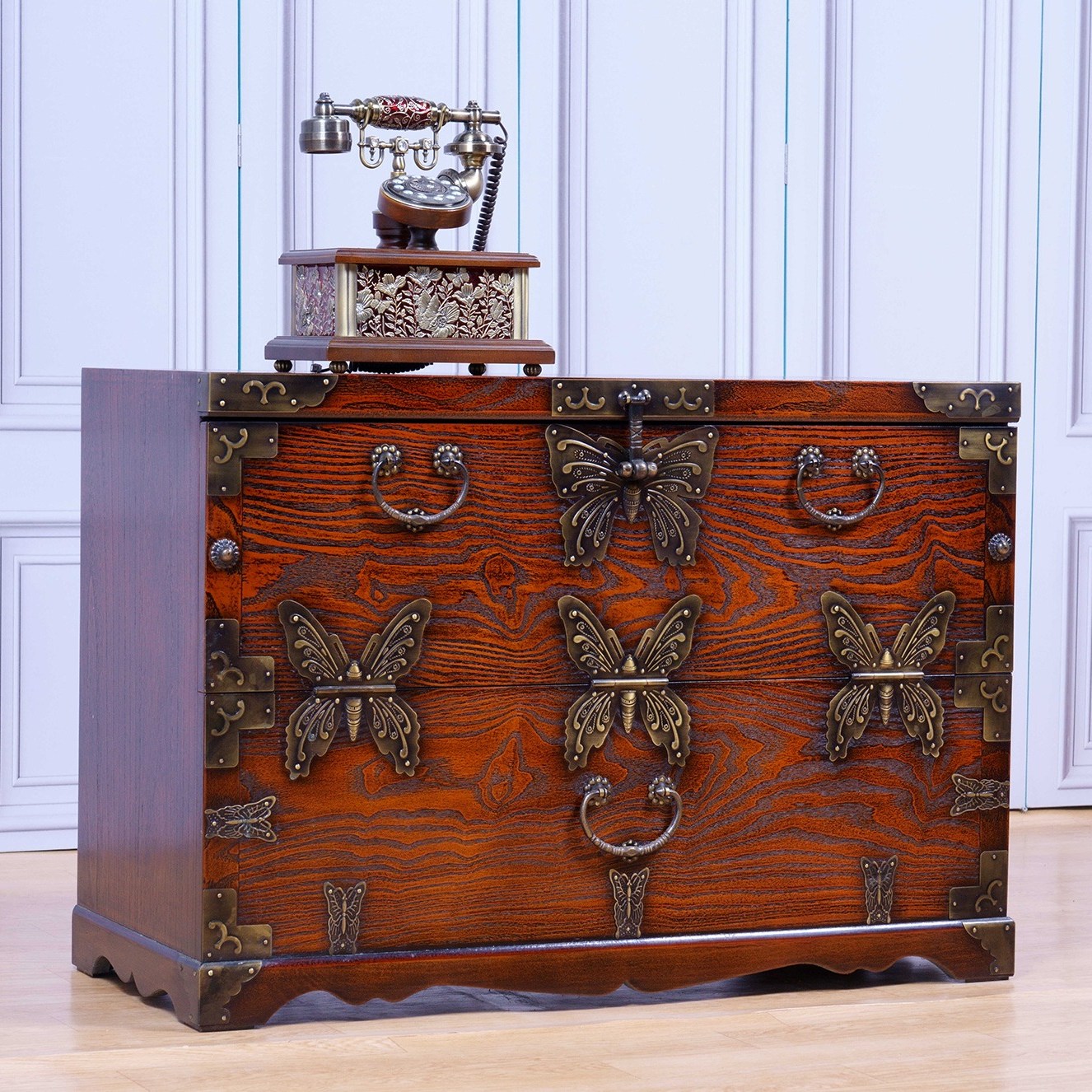 다한수제고가구 호랑 나비 반닫이 90형 제기함, 단일 색상 323,000원