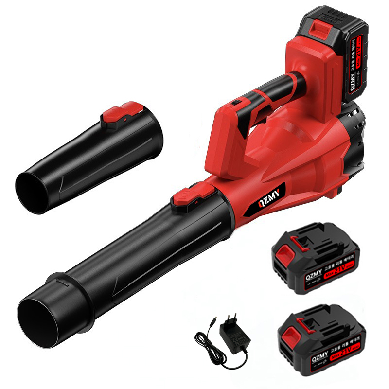QZMY 독일기술 대형 강력 무선 송풍기 낙엽 청소 충전식 에어건 브러쉬리스 전동 브로워 4000mah배터리 총2개, 1세트 139,800원