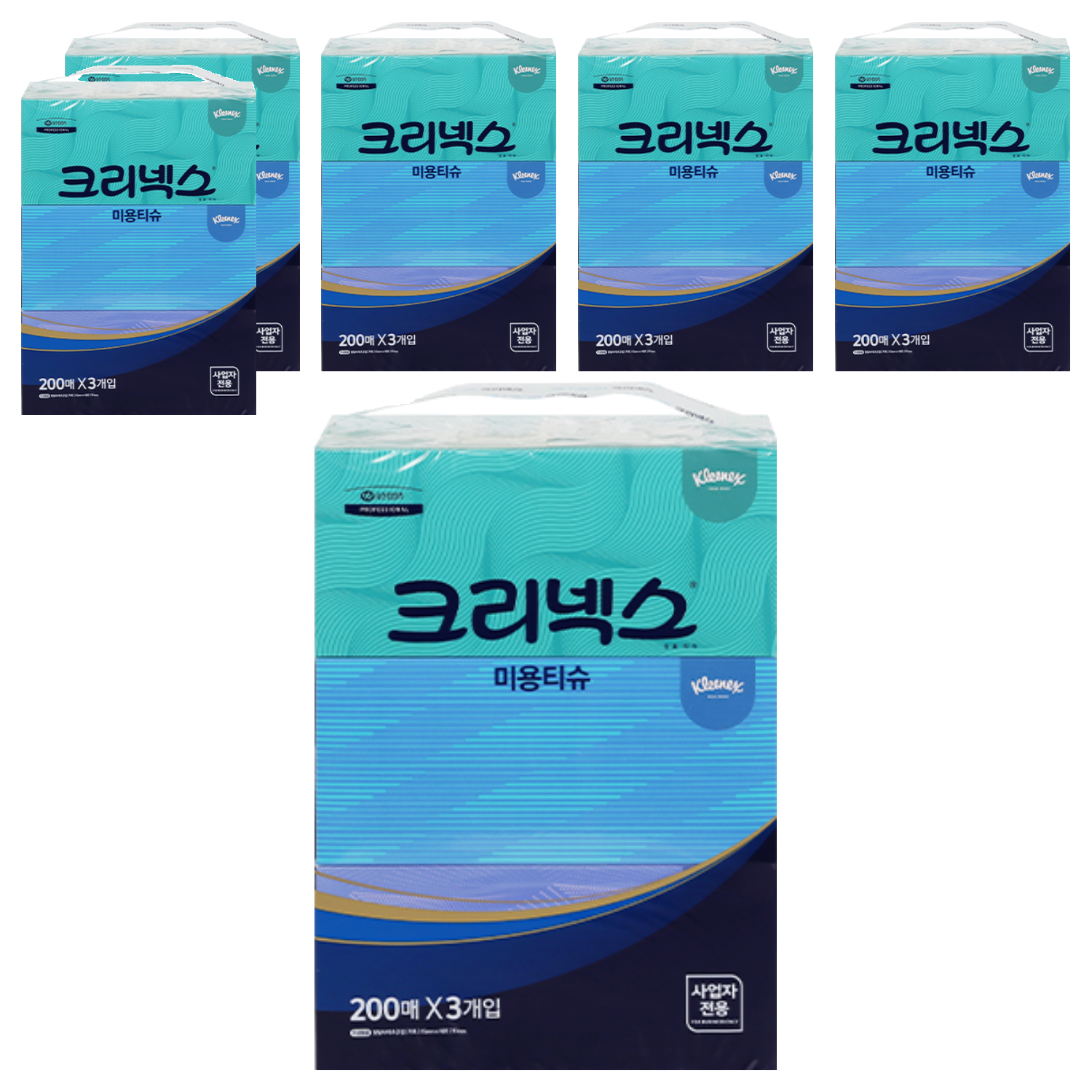 크리넥스 미용티슈 콤비 2겹 29,200원