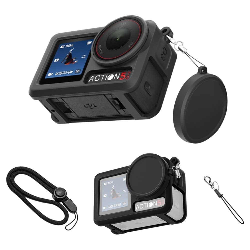 벤토사 DJI 오즈모 액션5Pro/4 공용 보호 슬리브 실리콘 케이스, 1개, VTS-CSAP1(블랙) 13,900원