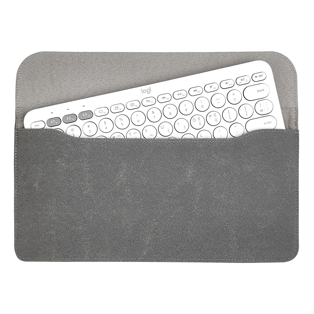 BOHO 블루투스 키보드 휴대용 스웨이드 파우치 호환 로지텍 K380 MX Keys Mini, 차콜, 1개 15,900원