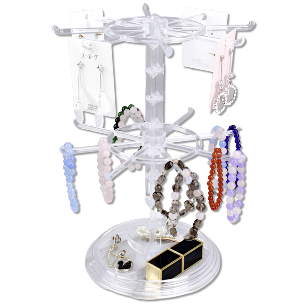 펴나나다 2단 키링 액세서리 회전 진열대 7,900원