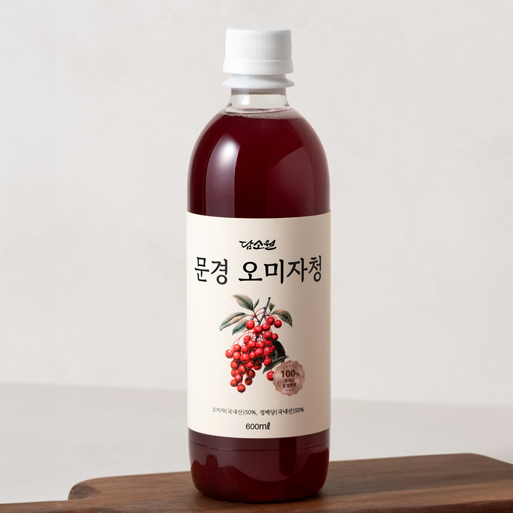 물 한방울 안들어간 담소원 진짜 문경 오미자 청 원액 국산 100% 21,900원