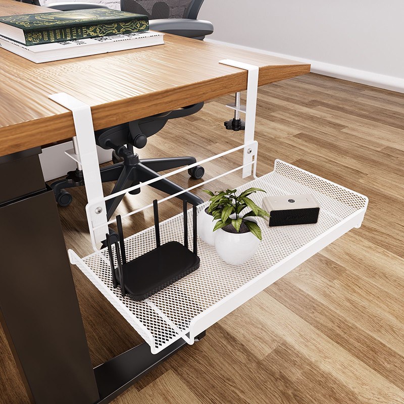 votgl 책상 콘센트 정리함 무타공 멀티탭 거치대 정리 선반 14,700원