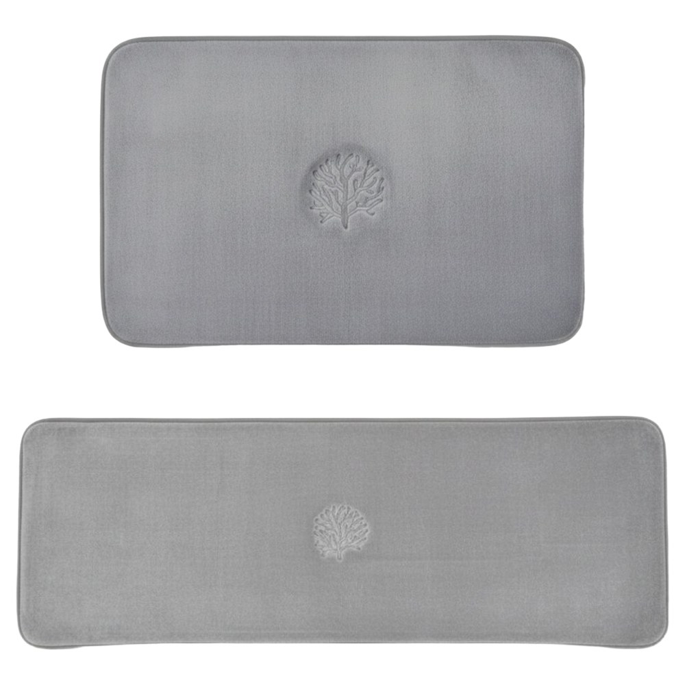 숲과사람들 프리미엄 메모리폼 극세사 발매트 2종 세트, 그레이 28,900원