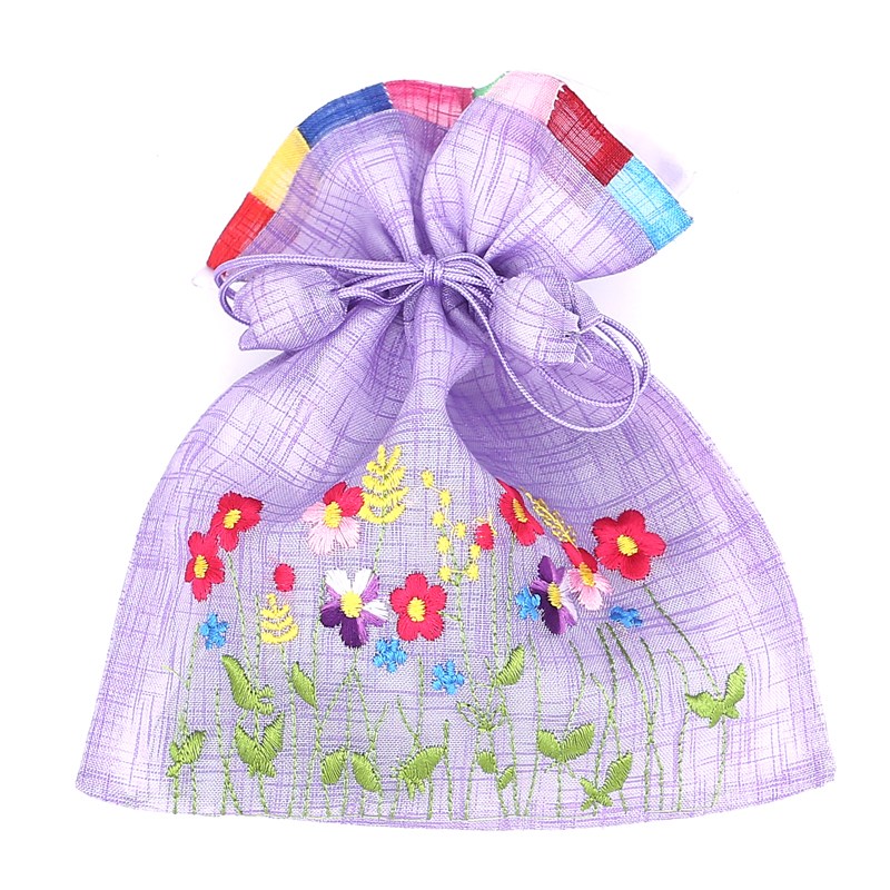 전통 복주머니 모시 꽃자수 복주머니 20,000원