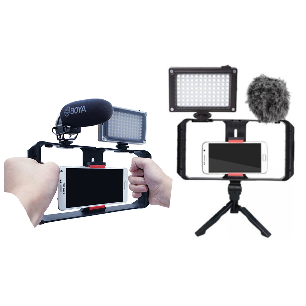 SMJ 스마트폰 개인방송 사각브라켓 마이크별 풀패키지 122,000원