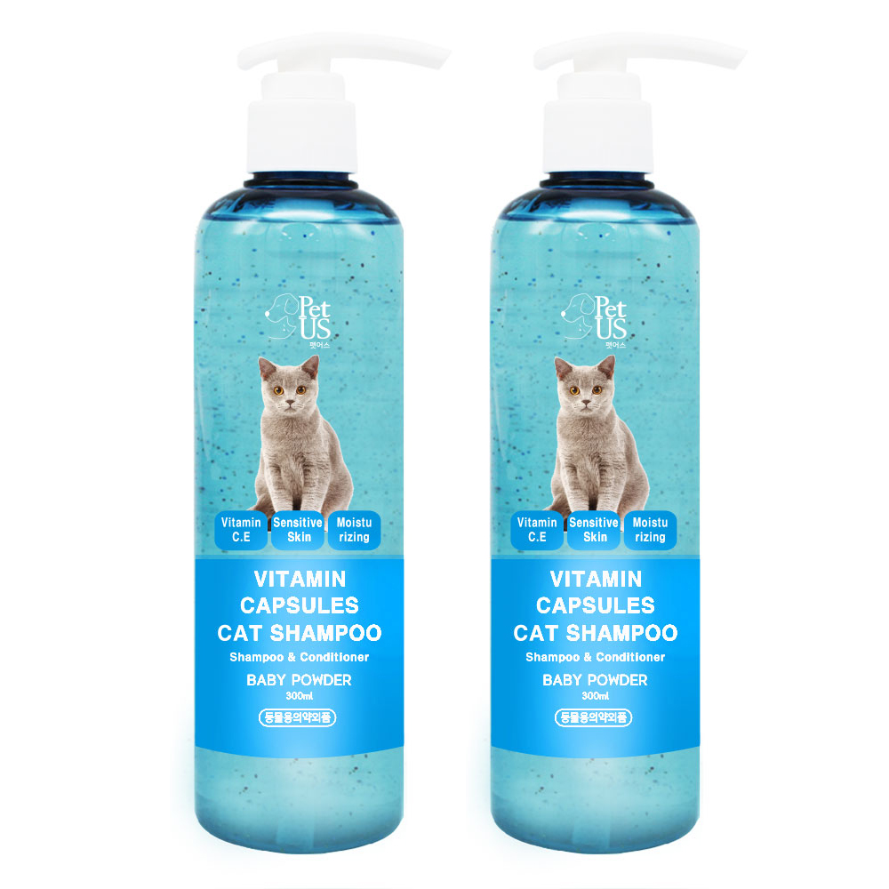 펫어스 비타민 캡슐 고양이 샴푸 베이비파우더향 11,650원
