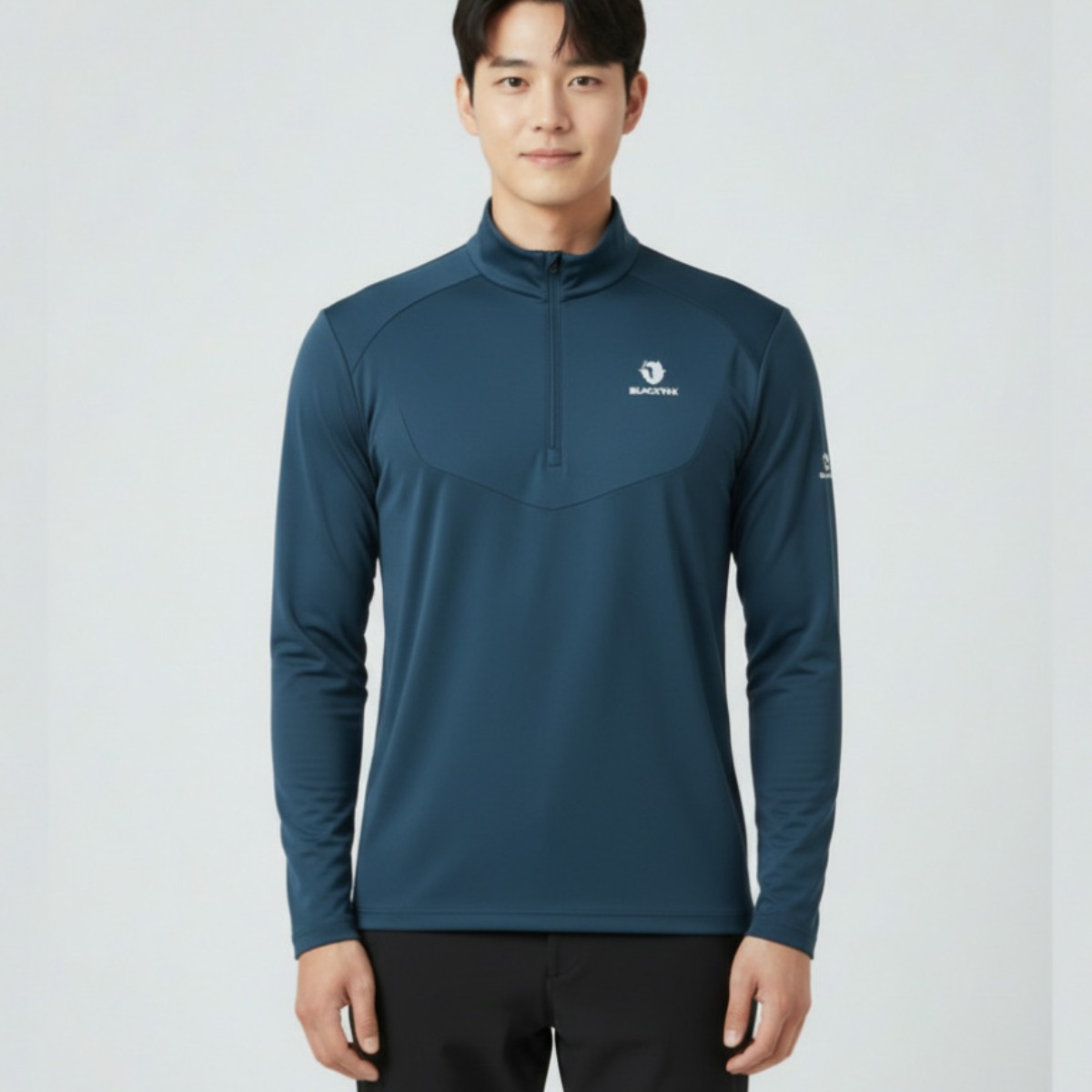 블랙야크 남성 기능성 집업티 긴팔티셔츠 간절기 등산복 흡습속건 51,000원
