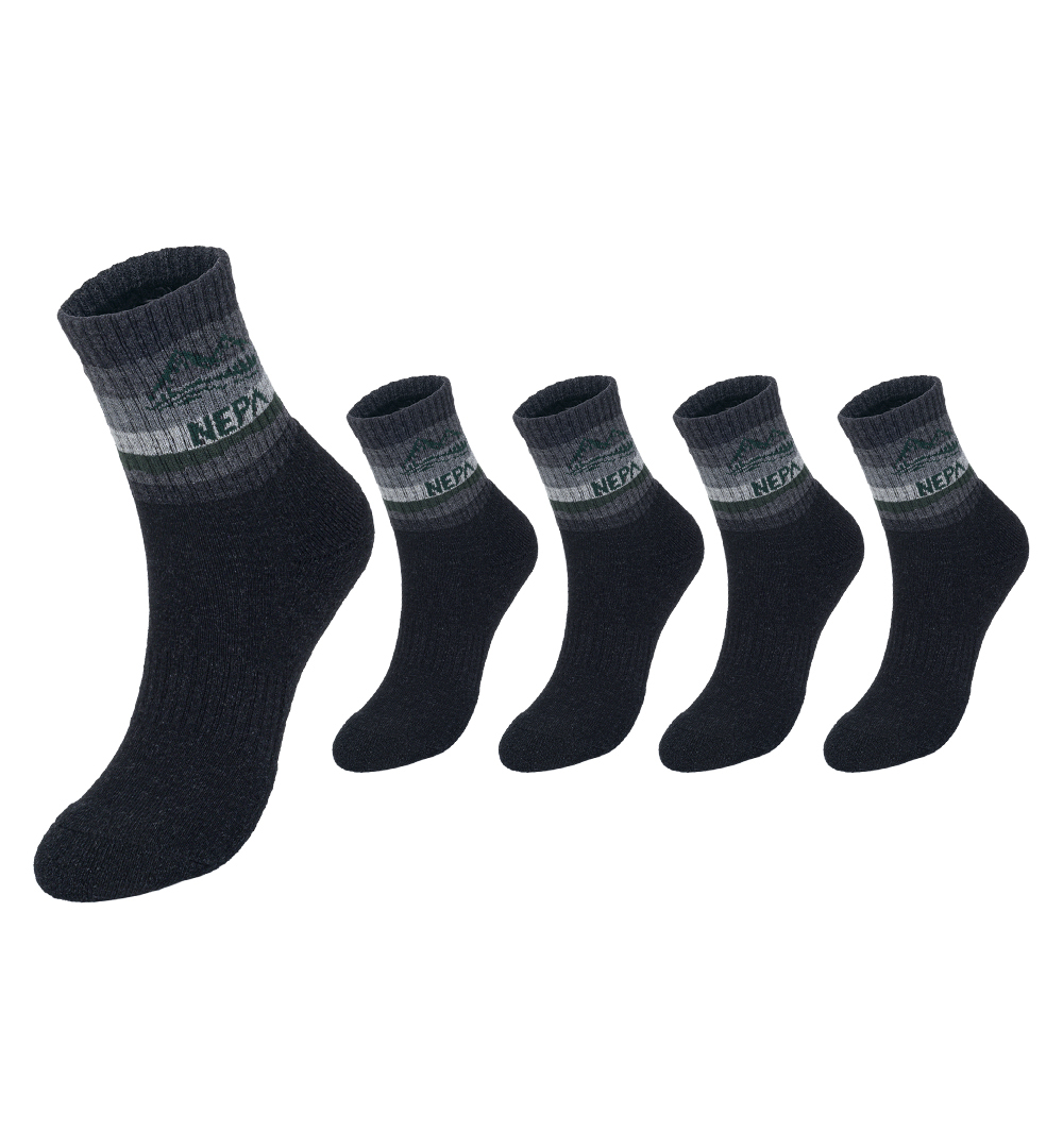 네파 여성용 하이킹 쿠션 등산 중목 양말 5족 세트 NPCHKMDS, 블랙(NPCHKMDS-BK5), 1세트 16,900원