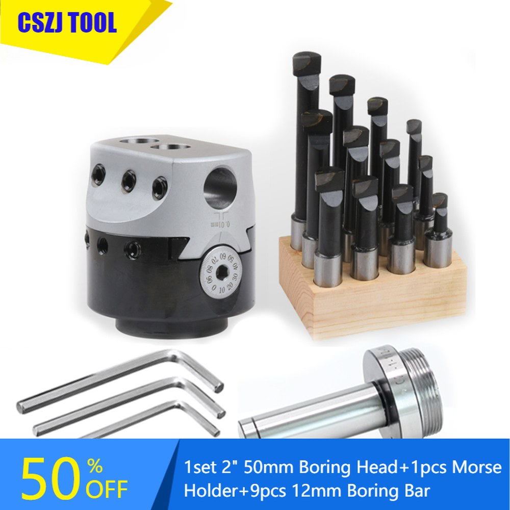 CNC 조각기 레이저 소형 선반 목재 머신 목공예 목공 커팅기  밀링 보링 CSZJ 1set 2 50mm 헤드 1pcs 모스 홀더 9pcs 12mm 바 도구 세트 288,600원