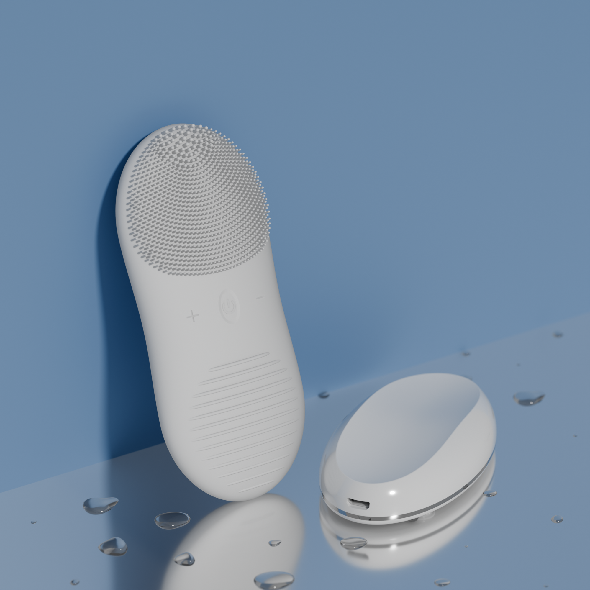 네오베 3세대 무선충전 클렌징 온열 실리콘 진동 클렌저 피지제거 모공 세안 브러쉬, 퓨어 화이트 37,900원