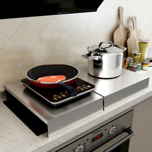 무타공마켓 스텐304 청결관리 가스레인지 덮개 인덕션 쿡탑 받침대 커버, 1개 39,900원