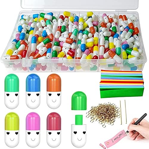 ADNEWX 300캡슐 엽서 편지지 러브레터 캡슐이 전하는 사랑과 말하지 못한 말, 유색 25,800원