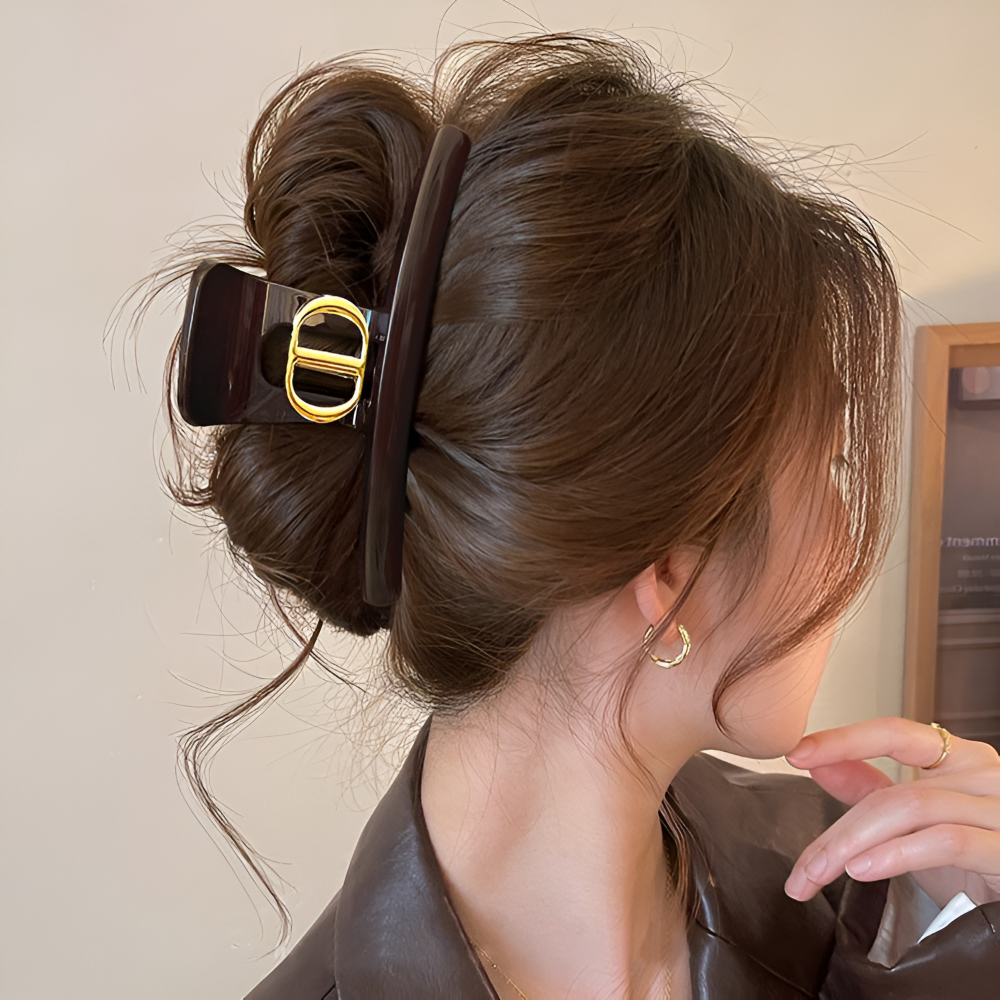 SUNSHINE 프리미엄 골드 포인트 올림머리 헤어 집게핀 13cm 17,600원