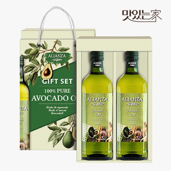 알리안자 아보카도 2호 선물세트 /아보카도 오일 1L 2병 41,900원