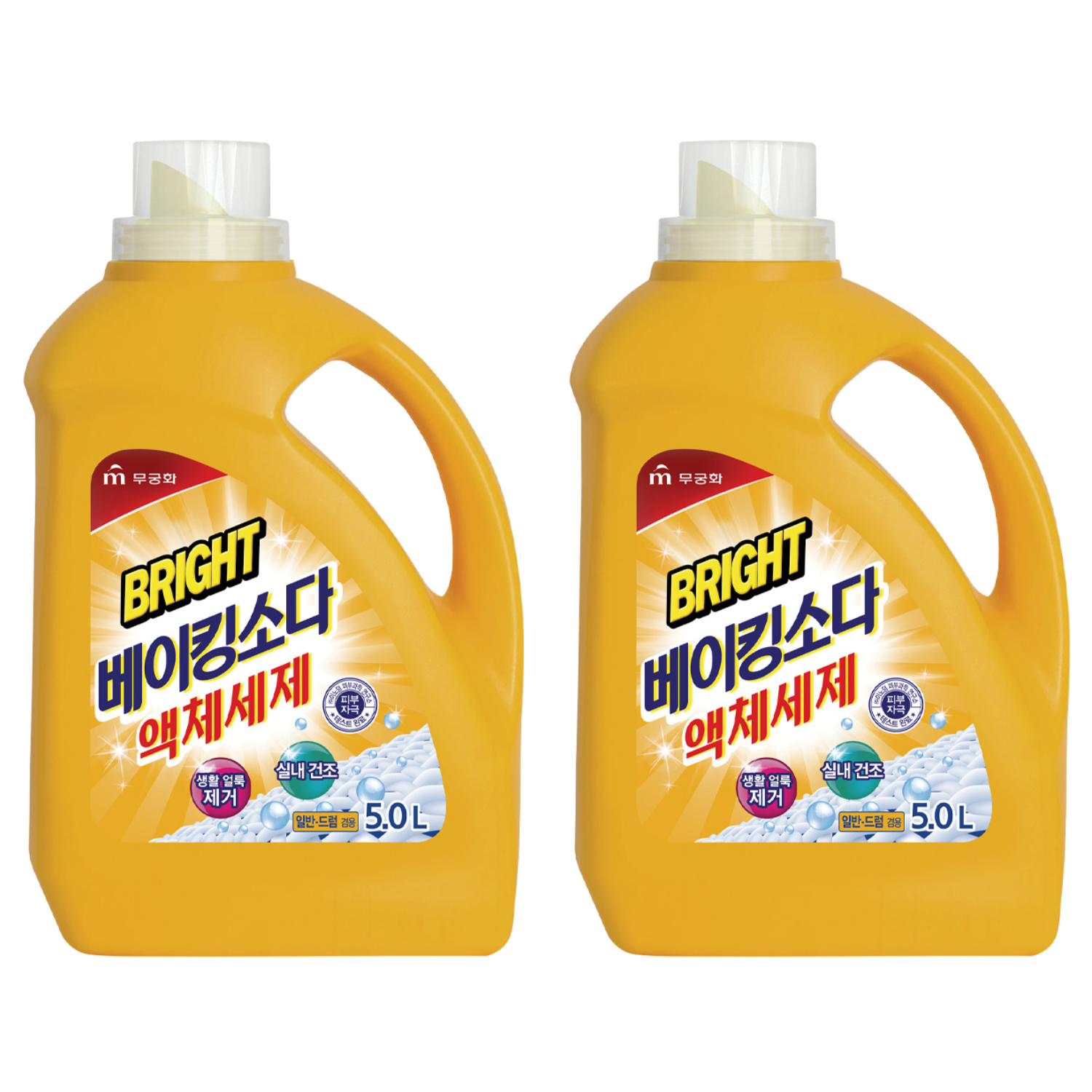무궁화 브라이트 베이킹소다 액체세제, 5L, 2개 22,740원