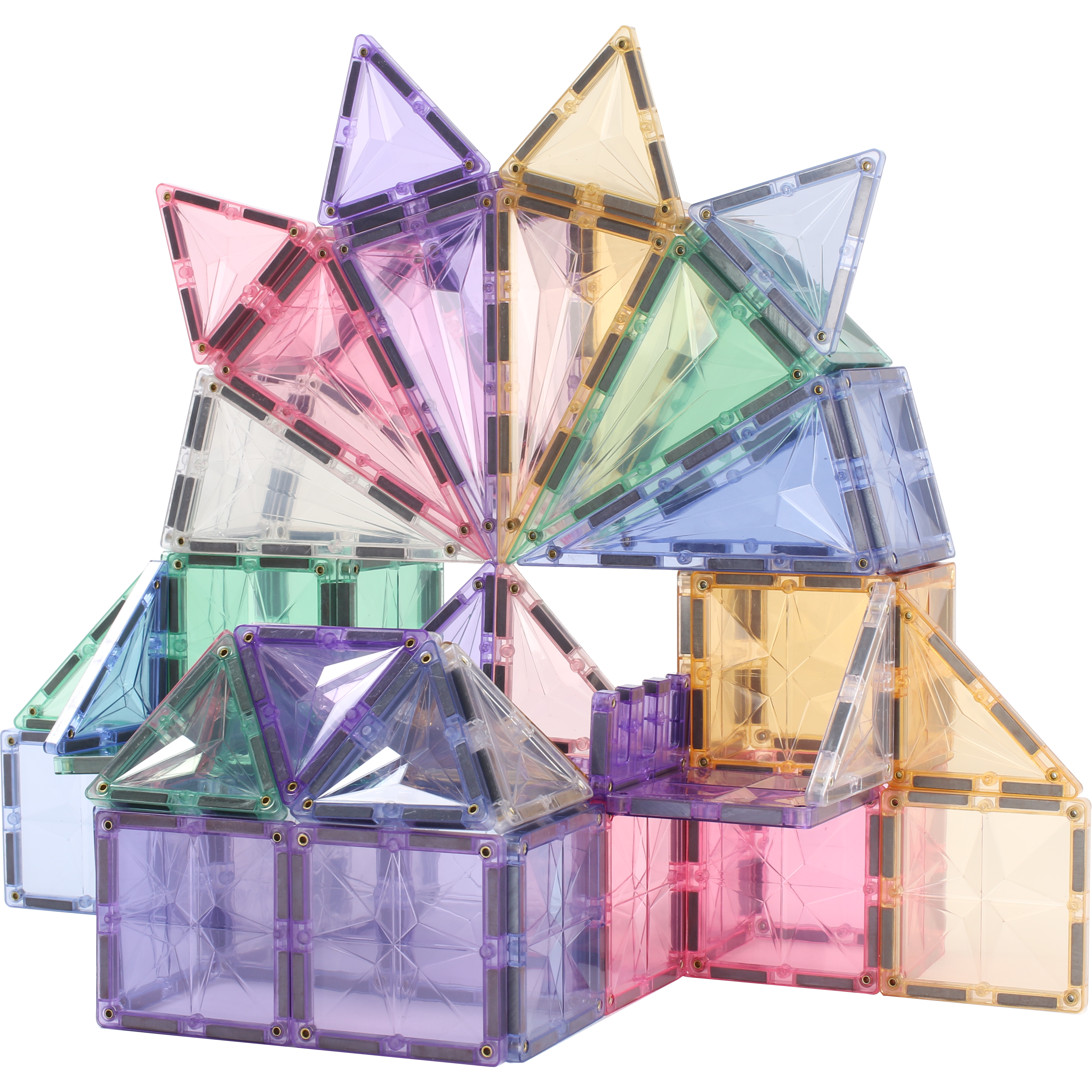 비컴비 MNTL 스타 맥타일즈 108pcs (파스텔 컬러) 자석 블럭 교구 소근육발달 색감놀이 창의력 장난감, 1개 101,000원