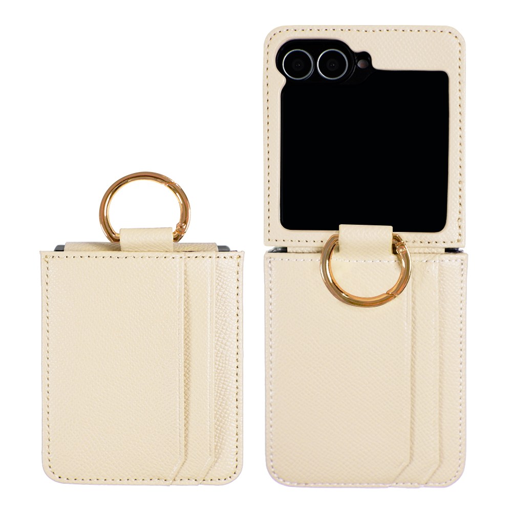 리네시 갤럭시 호환 Z플립 지플립 6 카드수납 링홀더 힌지보호 천연 소가죽 휴대폰 케이스 26,900원