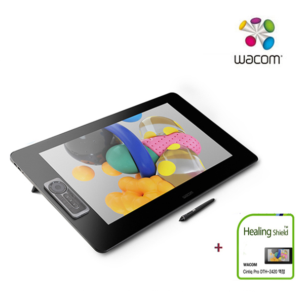 [에르고스탠드 증정이벤트] 와콤 신티크프로24 터치 DTH-2420 액정타블렛+전용보호필름패키지/필름부착서비스 3,119,000원