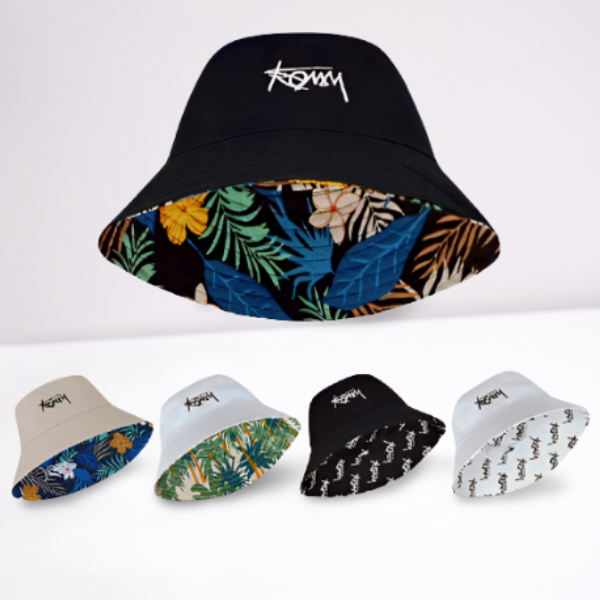 아이엠컴퍼니 심플 앤 패셔너블 양면 남여공용 버킷햇 하와이안 사계절 편안한 리버서블 모자 11,530원