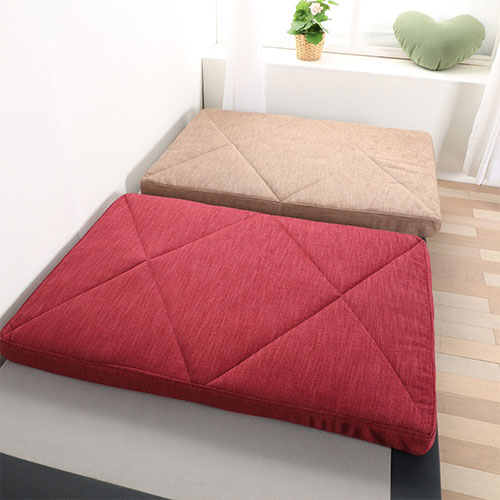 조브라운 패브릭 대형 스티치 디자인 벤치 방석 67,900원