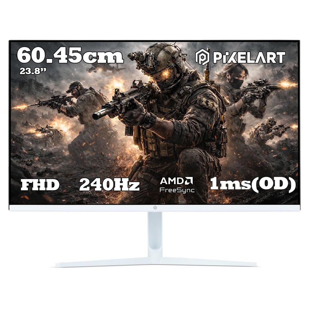 픽셀아트 FHD 240Hz FAST IPS 패널 1ms 게이밍 모니터 화이트, 60.45cm, X2424W(일반) 143,890원