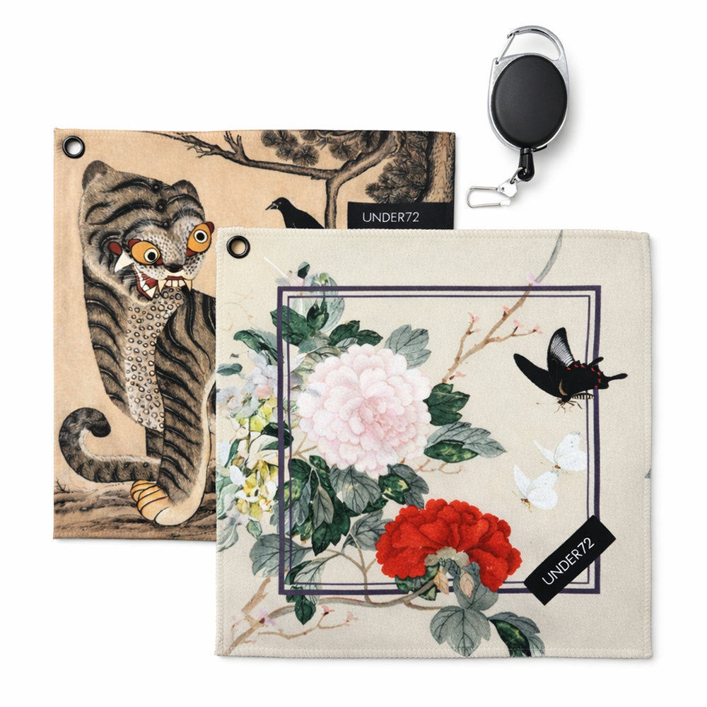 언더72 골프타올 릴와이어 헤리티지 세트 볼타월 릴타올 파크골프 공수건, 1세트, 헤리티지페어 17,900원